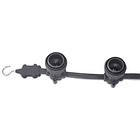 Cabo Eléctrico de Arraial (2x 1,5mm) IP65 220V c/ Suportes Lampadas E27 - 5 mts 1