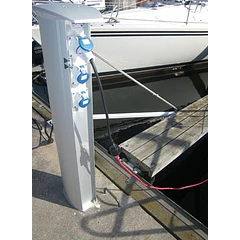 Cabo Adaptador Ficha CEE 3 Polos Macho -> Ficha Schuko Femea (40cm)