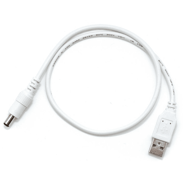 Cabo Alimentação USB Macho - DC Macho (5V) 