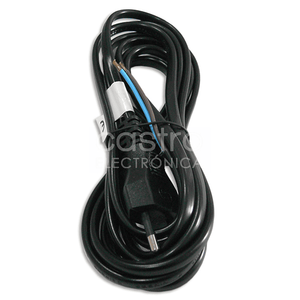 Cabo Alimentação 2x 0,75 mm² (1,5 mts) - Preto 