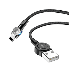 Cabo Magnético USB Macho - Lightning Macho S8 (Preto) 1,20 mts - HOCO