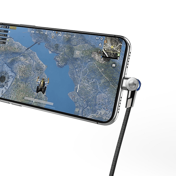 Cabo Magnético USB Macho - Lightning Macho S8 (Preto) 1,20 mts - HOCO 3