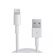 Cabo Lightning p/ iPhone USB 2.0 (Macho-Macho) Branco (2 mts) - Nanocable