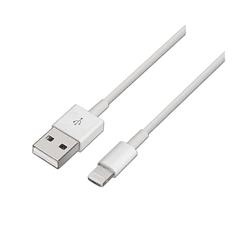 Cabo USB A - Lightning 2.0 Branco (1 metro) - AISENS