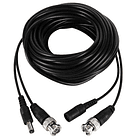 Cabo Extensão BNC RG59 + DC 10 mts p/ Cameras 1