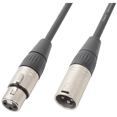 Cabo DMX Canon Macho - Canon Fêmea (12 mts) - Power Dynamics Connex CX100-12