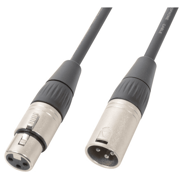 Cabo DMX Canon Macho - Canon Fêmea (75 cm) - POWER DYNAMICS CONNEX 