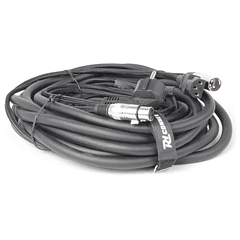 Cabo (2 em 1) Canon Macho - Canon Femea c/ Alimentação (10 mts) - Power Dynamics Connex