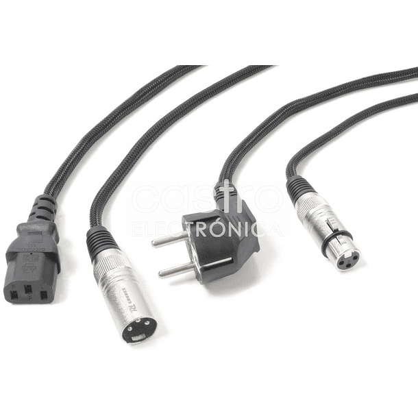 Cabo (2 em 1) Canon Macho - Canon Femea c/ Alimentação (15 mts) - Power Dynamics Connex 3