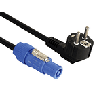 Cabo Alimentação POWERCON - Schuck Macho (5 mts) - POWER DYNAMICS CONNEX CX12-5 1