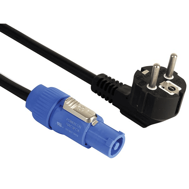 Cabo Alimentação POWERCON - Schuck Macho (5 mts) - POWER DYNAMICS CONNEX CX12-5 1