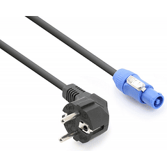 Cabo Alimentação POWERCON - Schuck Macho (1,5 mts) - POWER DYNAMICS CONNEX