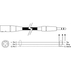 Cabo Jack 6,3mm Macho Stereo - Canon Macho Balanceado (3 mts) - POWER DYNAMICS CONNEX 2