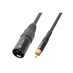 Cabo Canon Macho - RCA Macho (3 mts) - POWER DYNAMICS CONNEX