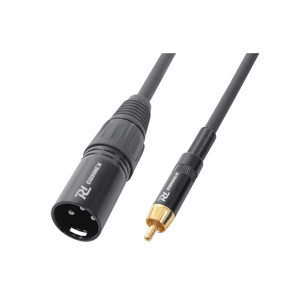 Cabo Canon Macho - RCA Macho (3 mts) - POWER DYNAMICS CONNEX 