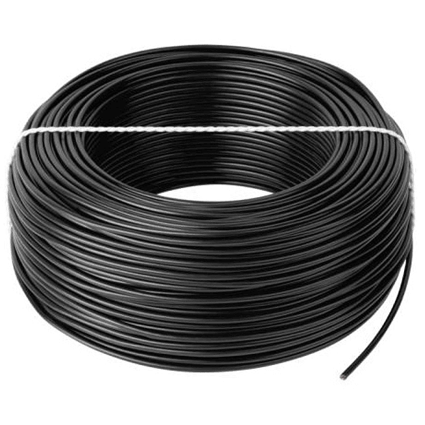 Bobine Fio Eléctrico Multifilar 0,75mm² H05V-K Preto (100 mts) 