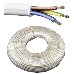 Bobine Cabo Eléctrico 3x 2,5mm Branco (100 mts)