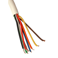 Bobine Cabo de Alarme 8 Condutores [8x 0,22mm²] sem Blindagem - 100 mts