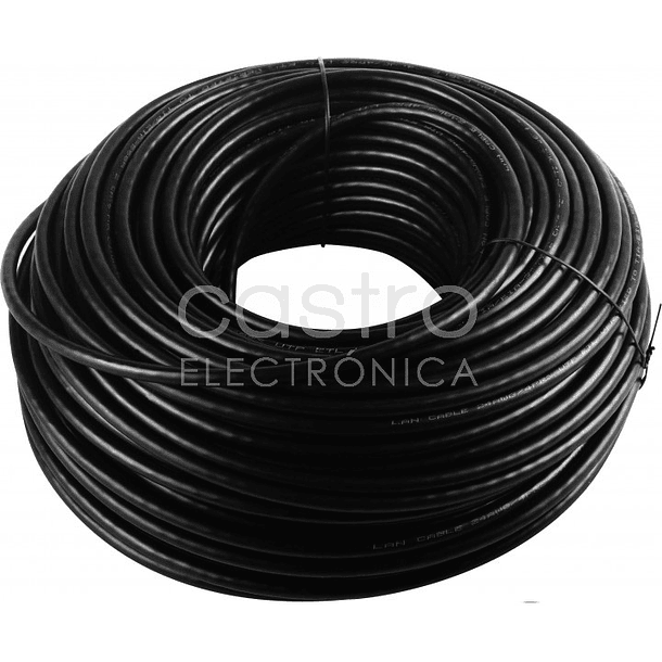 Bobine 100 mts Cabo UTP CAT6 c/ Acessórios (100 Fichas RJ45, Abraçadeiras Fivela e Alicate Cravar) 2