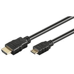 Cabo Mini HDMI - HDMI Dourado (3 mts)