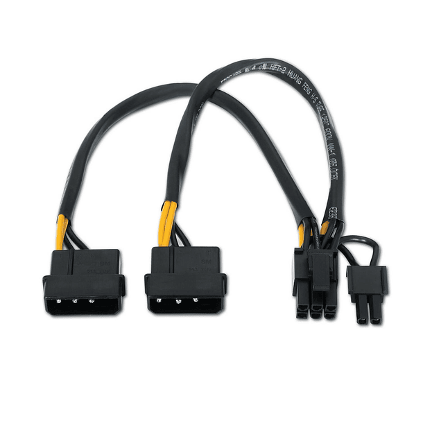 Cabo de Alimentação PCI-E - 2x Molex Macho (20cm) - AISENS 2