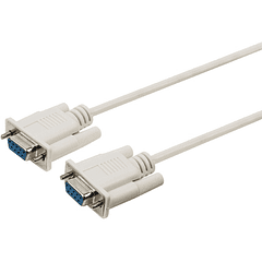 Cabo D9 Femea - D9 Femea (NULL MODEM) - 2 mts