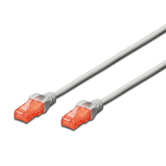 Cabo de Rede RJ45 Cat6 U/UTP Branco (2 mts) - EWENT