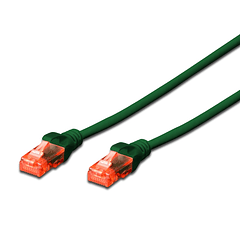 Cabo de Rede RJ45 Cat6 U/UTP Verde (2 mts) - EWENT