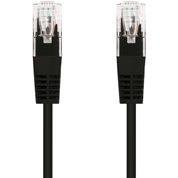 Cabo de Rede RJ45 Cat6 UTP AWG24 Preto (25cm) - Nanocable 2