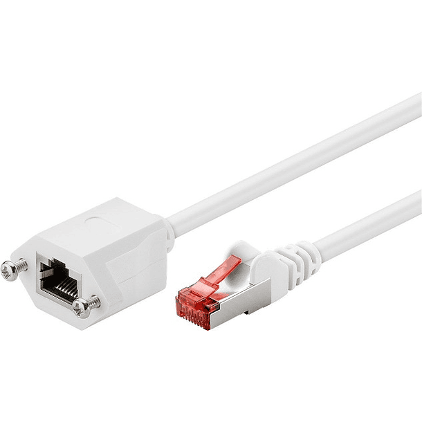 Cabo UTP RJ45 CAT6 8 Pinos Extensão Macho-Femea (50cm) - GOOBAY 