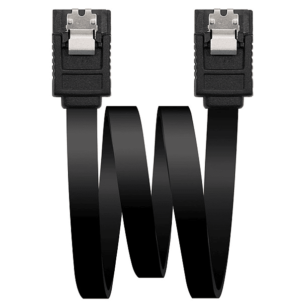 Cabo SATA III - SATA III Preto (50cm) - Nanocable 1