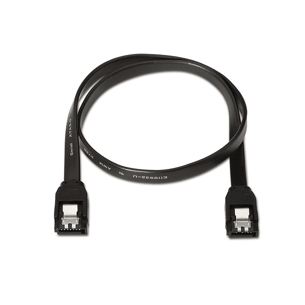 Cabo SATA 3 - SATA 3 Preto (50cm) - AISENS 2