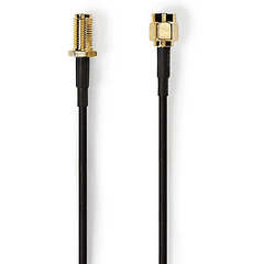 Cabo SMA Macho (Polaridad Inversa) - SMA Femea (Polaridad Inversa) - 2 mts