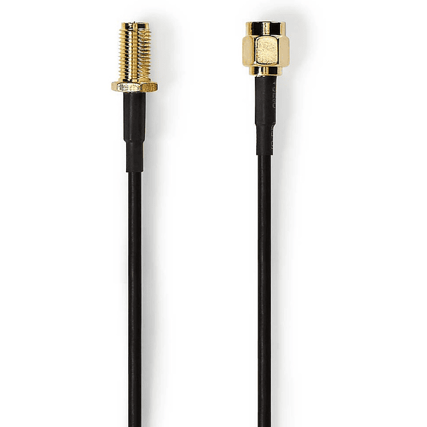 Cabo SMA Macho (Polaridad Inversa) - SMA Femea (Polaridad Inversa) - 2 mts 1