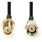 Cabo SMA Macho (Polaridad Inversa) - SMA Femea (Polaridad Inversa) - 2 mts 2