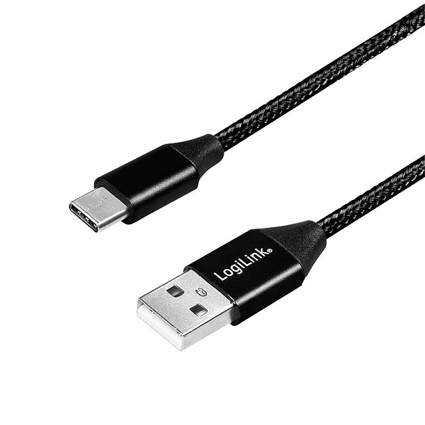 Cabo USB C Macho - USB A Macho (1 metro) - LOGILINK 1