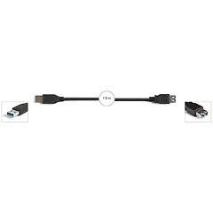 Cabo Extensor USB 2,0 1,8m - FONESTAR