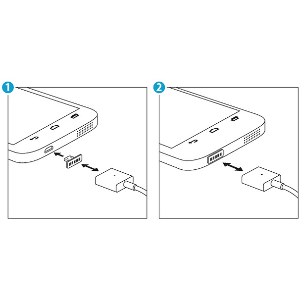 Cabo Magnético USB2.0 A -> micro USB Macho (ANDROID) 1 metro - ALL Ride 2