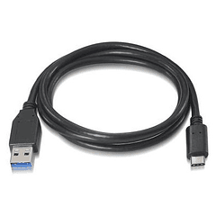 Cabo USB3.1 A Macho - USB-C Macho (1 metro) - Nanocable