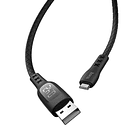 Cabo USB Macho - Micro USB Macho S6 c/ Ecrã (Preto) 1,20 mts - HOCO 2