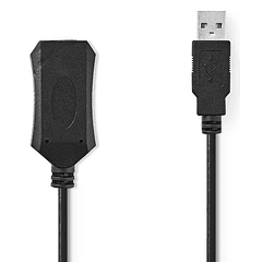 Cabo Extensão c/ Amplificador USB A Macho - USB A Femea (20 mts) - NEDIS