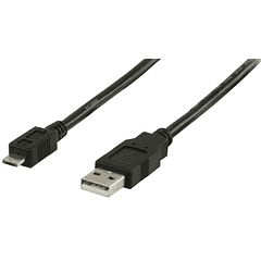 Cabo USB 2.0 A Macho - Micro USB A Macho (1 metro)