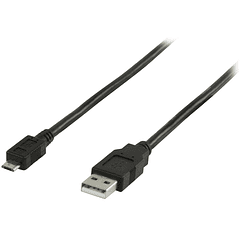 Cabo USB 2.0 A - Micro USB B Macho (1,5 mts)
