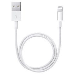 Cabo USB A Macho - Lightning Macho 50cm (Branco) - APPLE