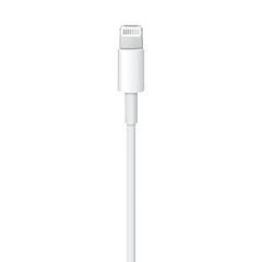 Cabo USB A Macho - Lightning Macho 50cm (Branco) - APPLE