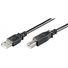 Cabo USB tipo A + USB tipo B p/ Impressoras (5 mts)