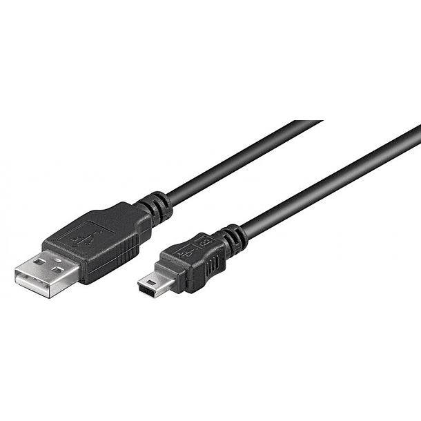 Cabo USB 2.0 A - mini-USB B 5 Pinos (3 mts) 