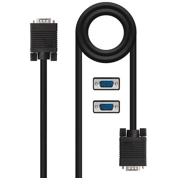 Cabo VGA Macho - VGA Macho (3 mts) - Nanocable 