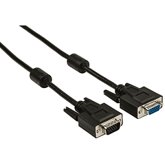 Cabo Extensão VGA (DB15 Macho - DB15 Femea) c/ Filtro - 5 mts