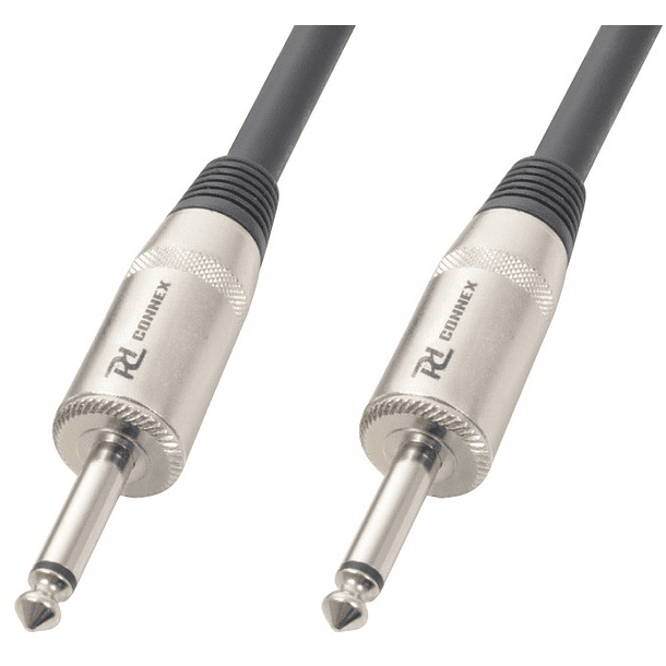 Cabo Profissional Jack 6,3mm M. Mono + Jack 6,3mm M. Mono (15 mts) - POWER DYNAMICS CONNEX CX29-15 